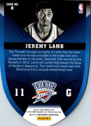 2012 Panini Contenders Rookie Of The Year Jeremy Lamb
