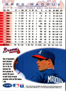 1996 Fleer Atlanta Braves Greg Maddux