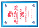 1987 Topps Glossy Send-Ins George Bell