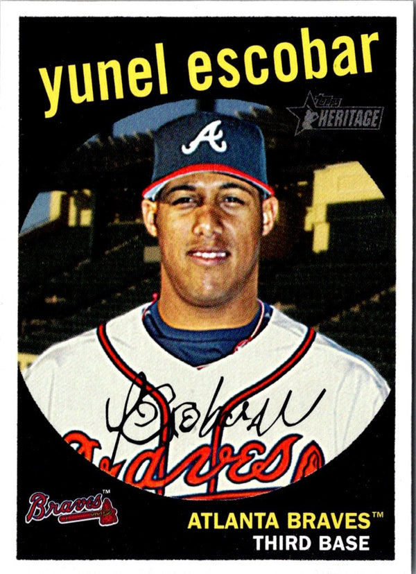 2008 Topps Heritage Yunel Escobar #356