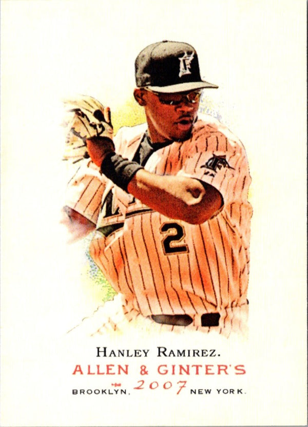 2007 Topps Allen & Ginter Hanley Ramirez #95