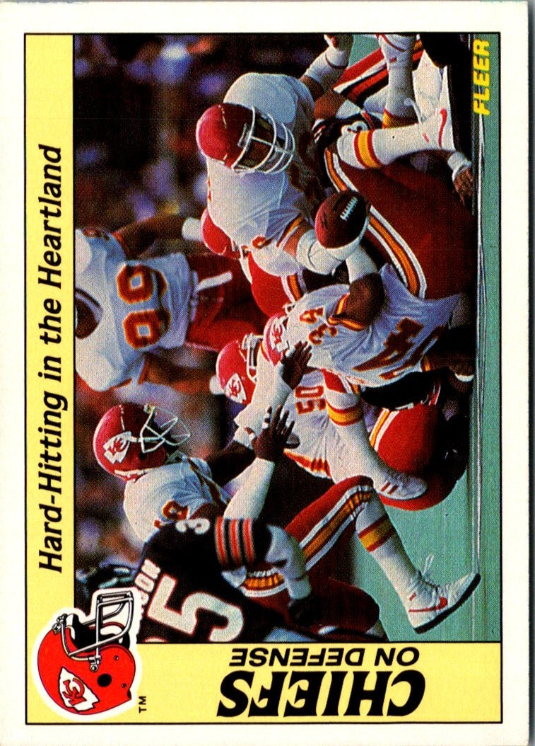 1988 Fleer Team Action Hard-hitting in the Heartland (Defense)