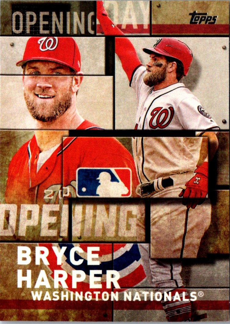 2018 Topps MLB Opening Day Bryce Harper