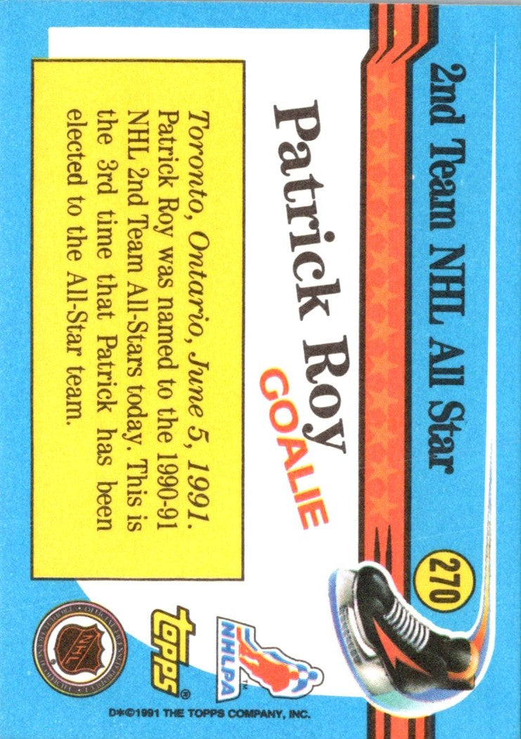 1991 O-Pee-Chee Patrick Roy