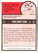 1991 Star Frank Thomas Frank Thomas