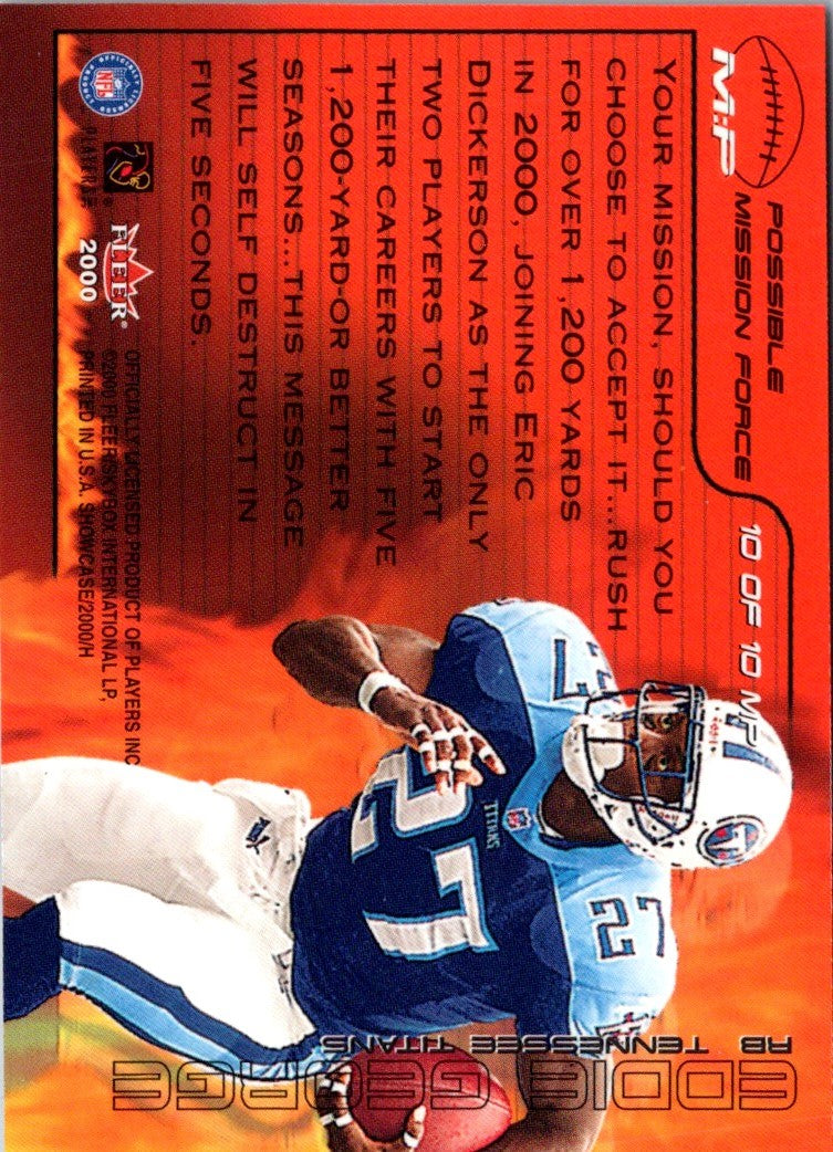 2000 Fleer Tradition Tennessee Titans