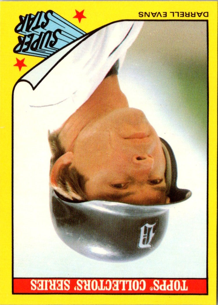 1986 Topps Baseball Champion Superstars Darrell Evans