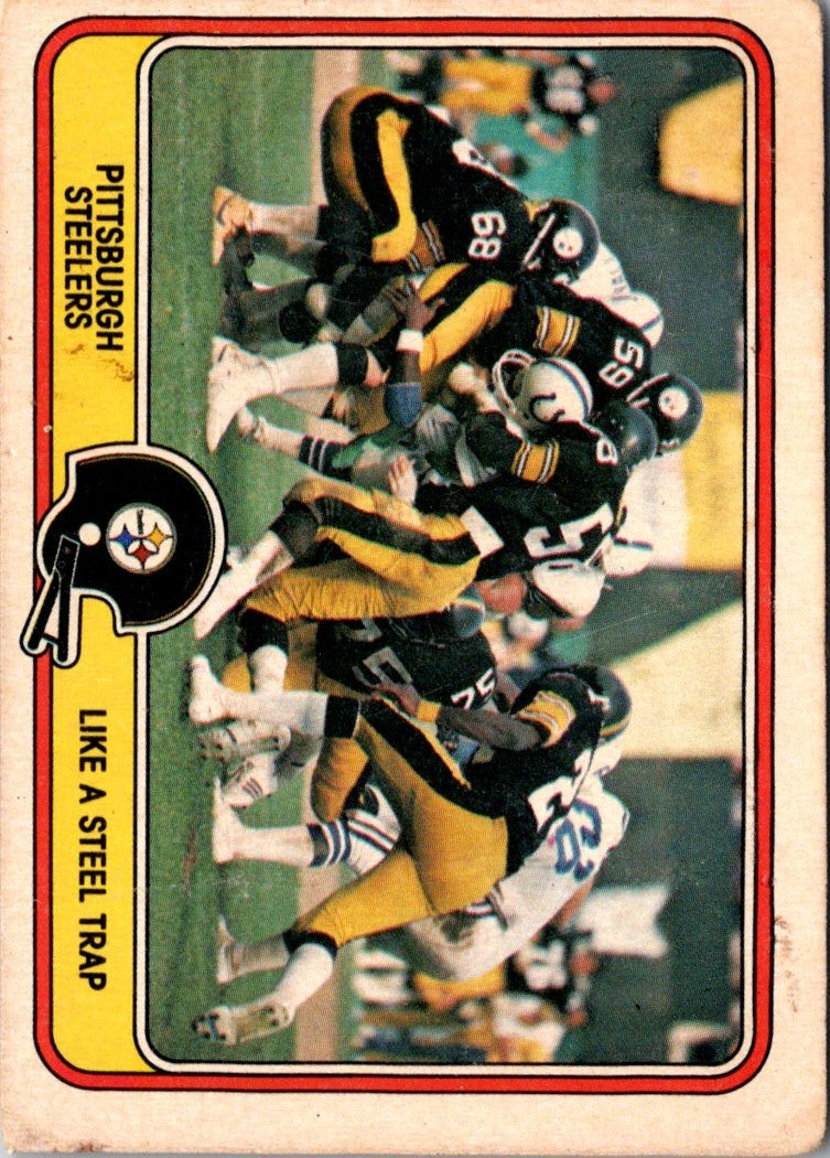 1981 Fleer Team Action Pittsburgh Steelers Defense