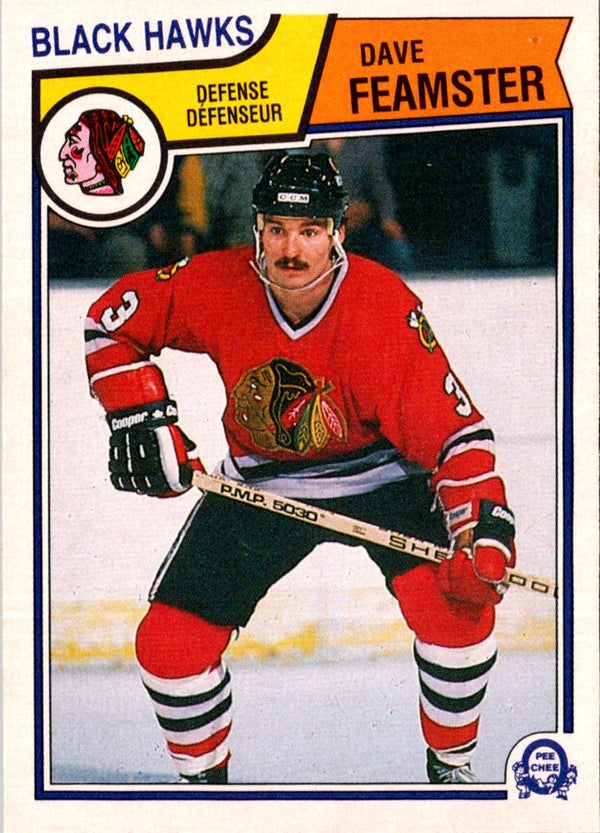 1983 O-Pee-Chee Dave Feamster #100 Rookie