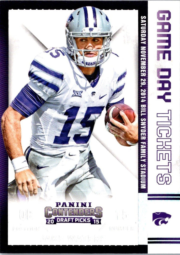 2015 Panini Contenders Draft Picks Game Day Tickets Jake Waters #73
