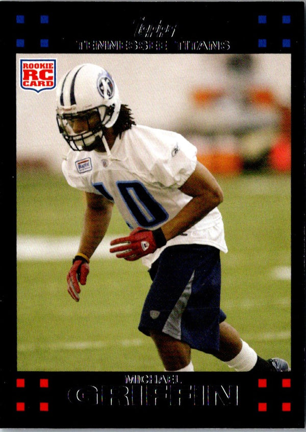2007 Topps Michael Griffin #387 Rookie