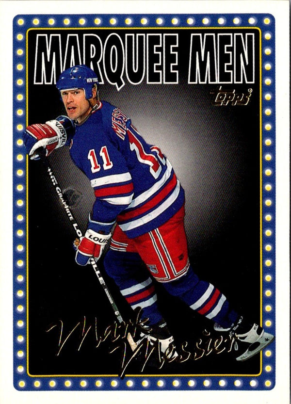 1995 Topps Marquee Men Power Boosters Mark Messier #5