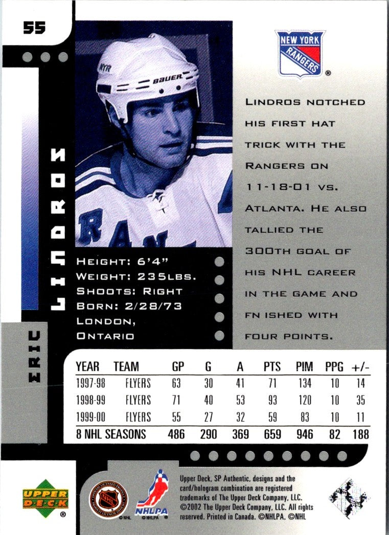 2003 Upper Deck Honor Roll Eric Lindros