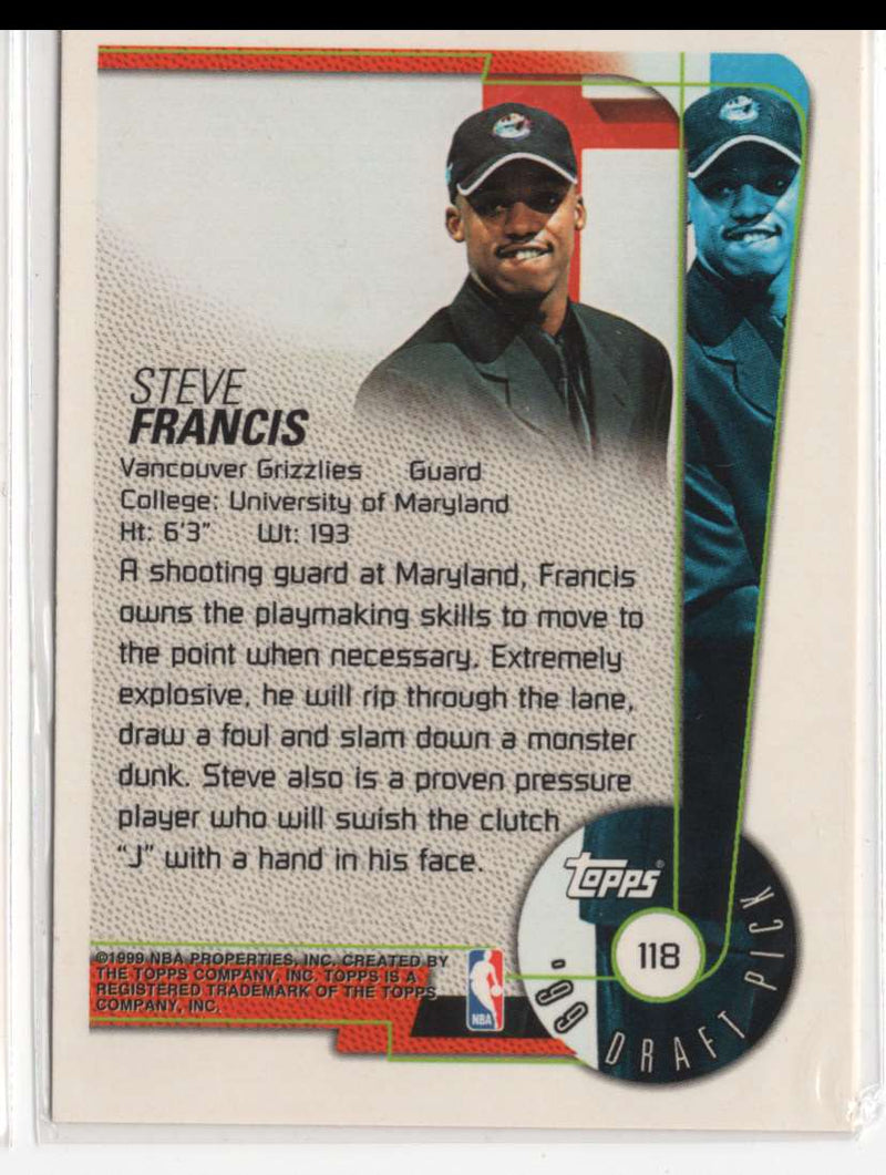 2000 Topps Steve Francis
