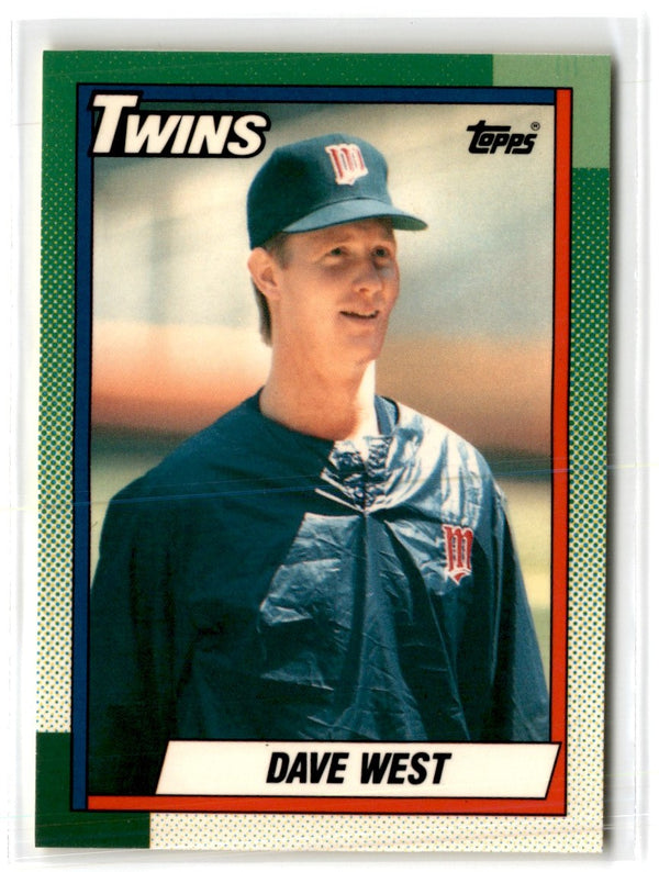 1990 Topps Tiffany Dave West #357