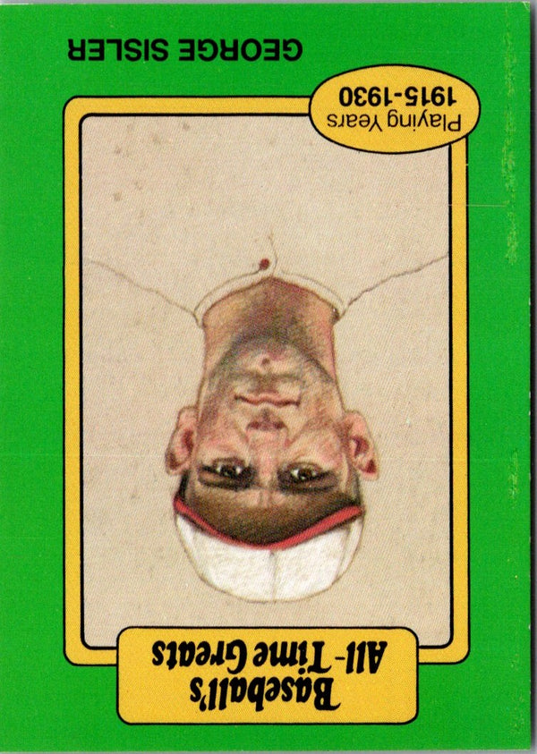 1972 Laughlin Great Feats of Baseball George Sisler #5