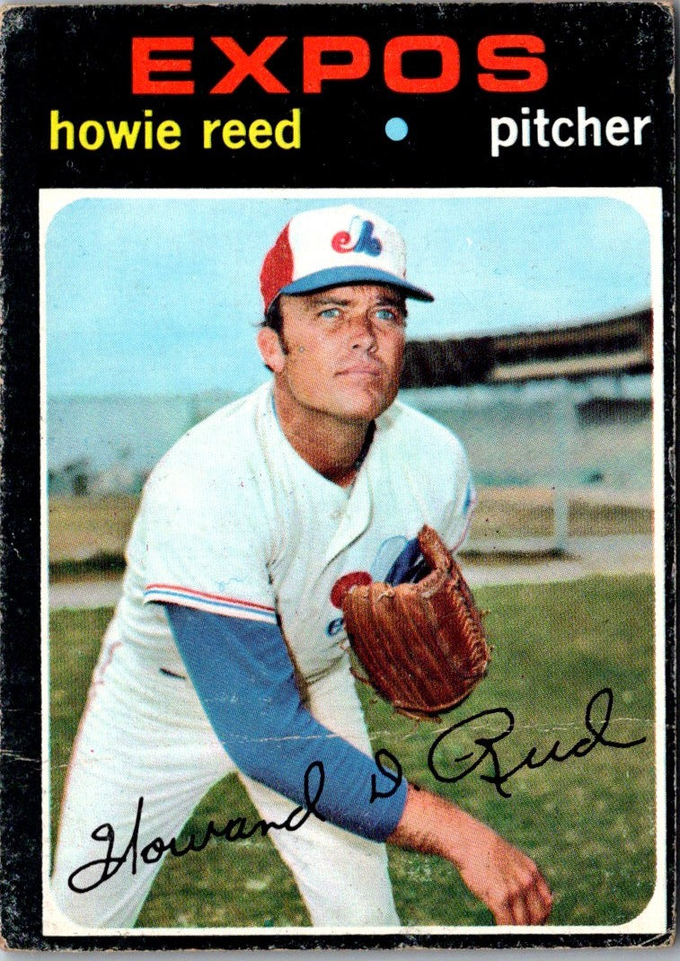 1971 Topps Howie Reed