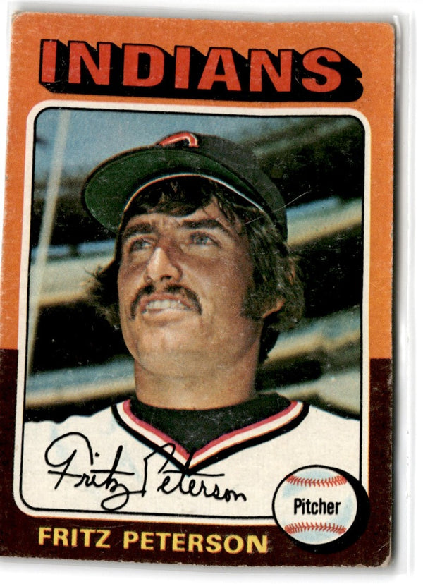 1975 Topps Fritz Peterson #62