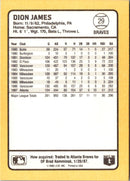 1988 Donruss Baseball's Best Dion James