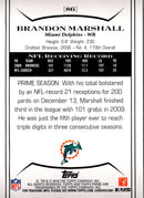 2010 Topps Prime Brandon Marshall