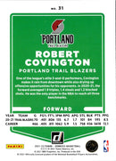 2021 Donruss Holo Red and Gold Laser Robert Covington
