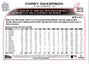 2022 Topps Update Corey Dickerson