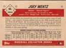 2018 Topps Heritage Minor League Joey Wentz