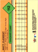 2005 Fleer Tradition Matt Clement