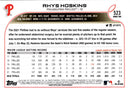 2022 Topps Rhys Hoskins