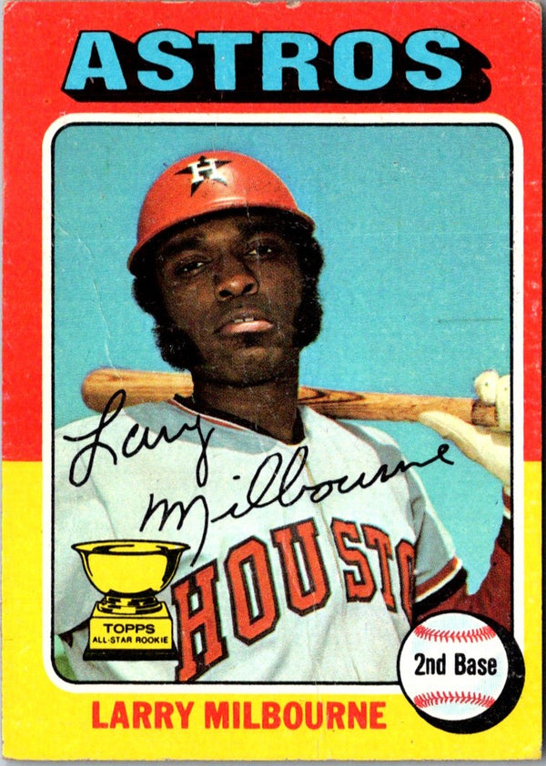 1975 Topps Larry Milbourne #512 Rookie
