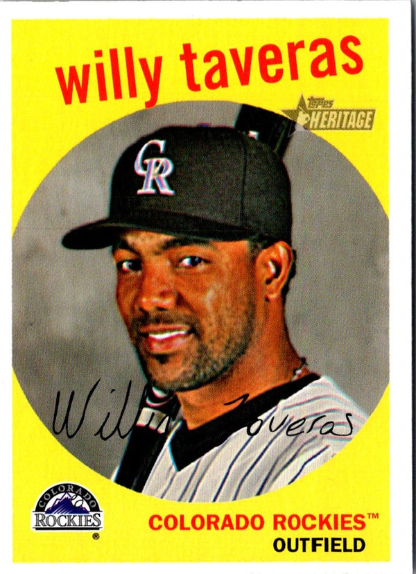 2008 Topps Heritage Willy Taveras #449