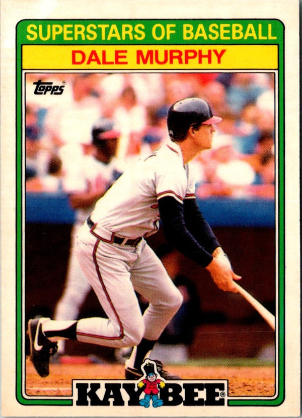 1988 Topps Kay-Bee Superstars of Baseball Dale Murphy #20