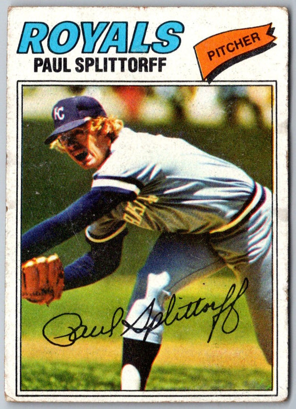 1977 Topps Paul Splittorff #534