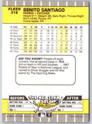1989 Fleer Benito Santiago