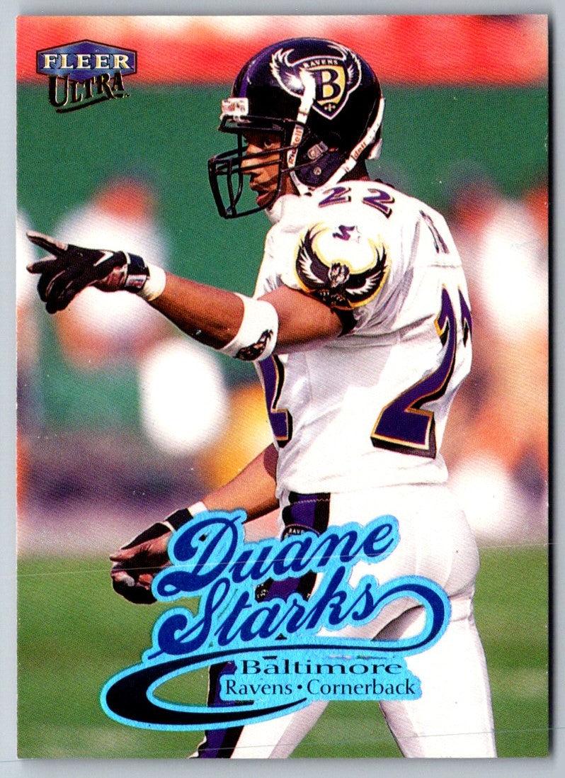 Duane Starks autographed Football Card (Baltimore Ravens)