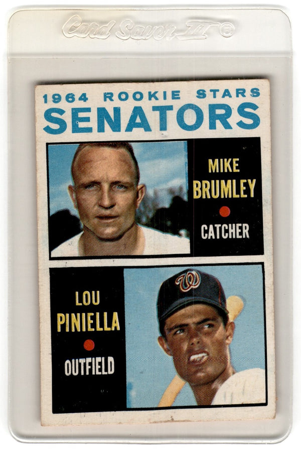 1964 Topps Mike Brumley/Lou Piniella #167 EX+