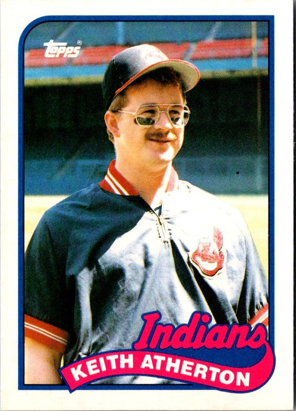 1989 Topps Traded Keith Atherton #4T
