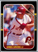1983 Donruss Greg Gross