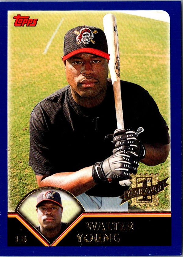 2003 Topps Walter Young #321 Rookie