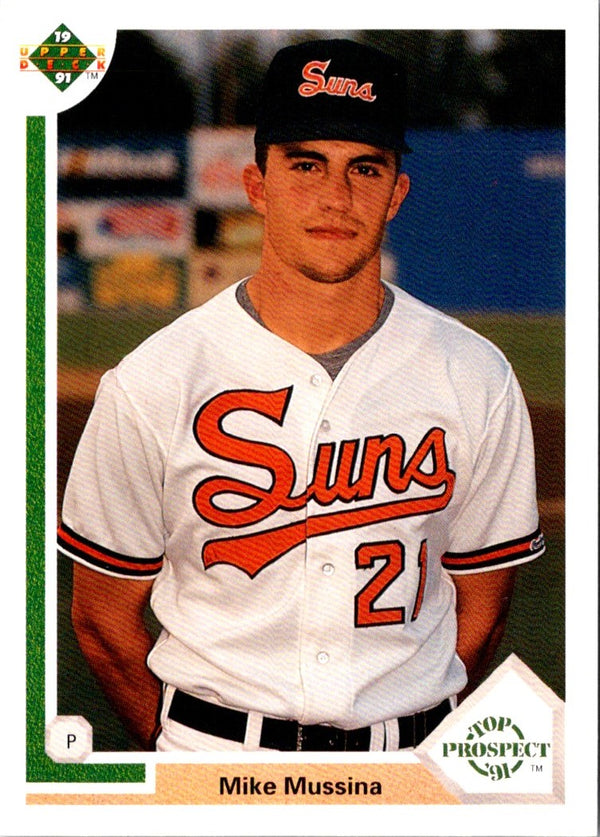 1991 Upper Deck Mike Mussina #65 Rookie
