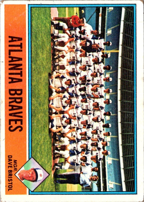1976 Topps Atlanta Braves - Dave Bristol #631