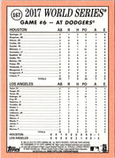 2018 Topps Heritage 50th Anniversary Buybacks World Series Game 6 Tiger 10-Run Inning Ties Mark