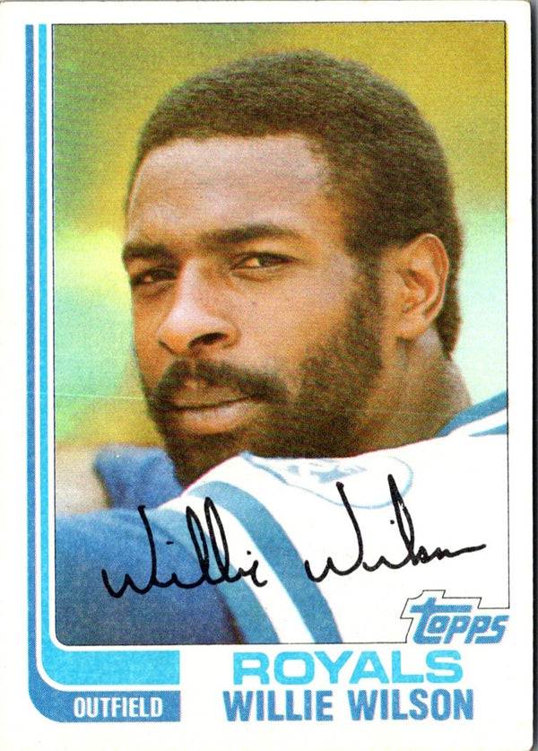 1982 Topps Willie Wilson #230