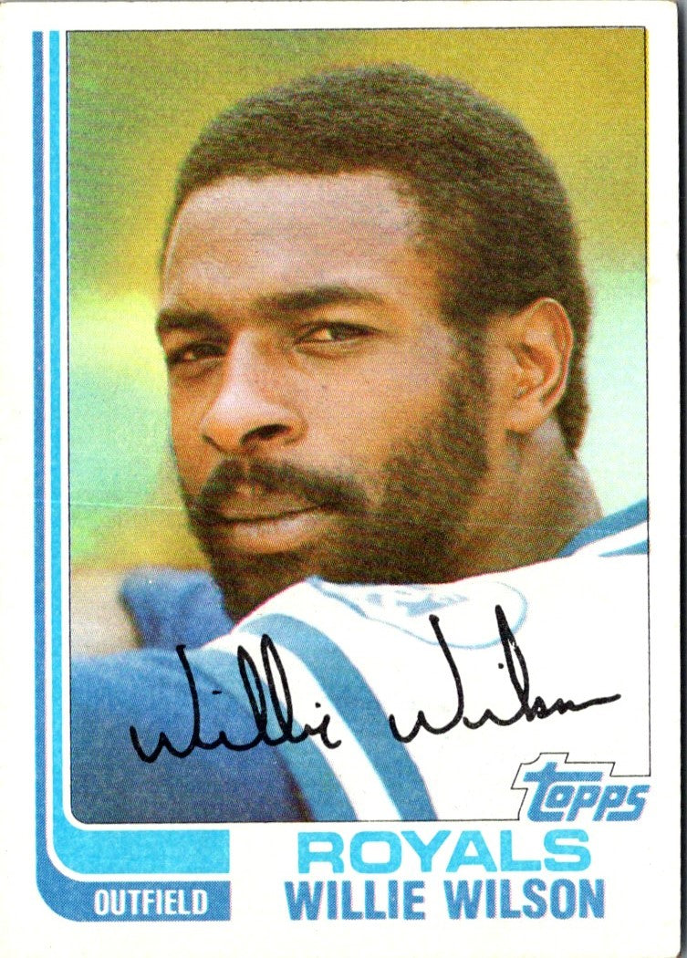 1982 Topps Willie Wilson
