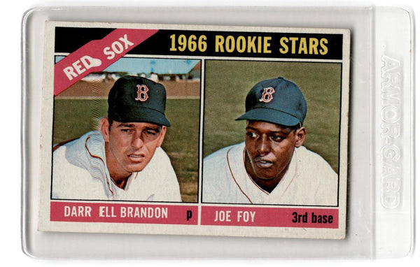 1966 Topps Red Sox Rookies - Darrell Brandon/Joe Foy #456 Rookie EX