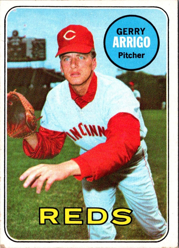 1969 Topps Gerry Arrigo #213 EX