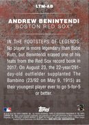 2018 Topps Legends in the Making Andrew Benintendi