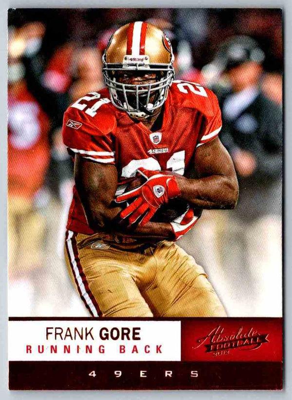 2012 Absolute Frank Gore #80