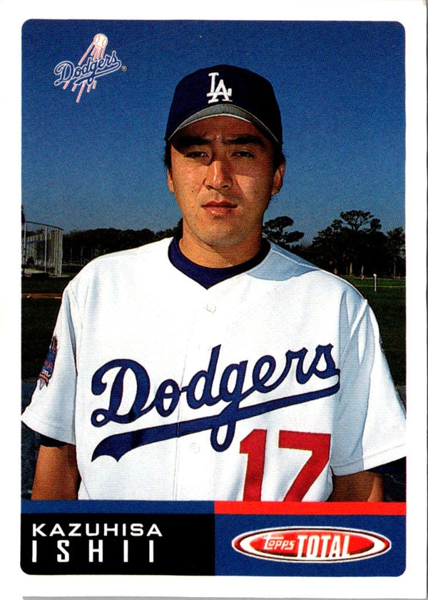 2002 Topps Total Kazuhisa Ishii #333 Rookie