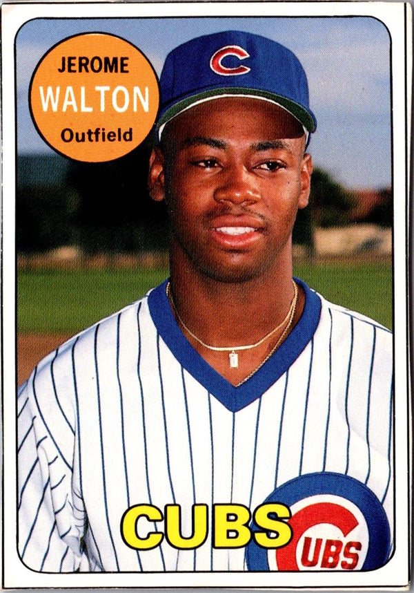 1990 Baseball Card Magazine '69 Topps Replicas Jerome Walton #27